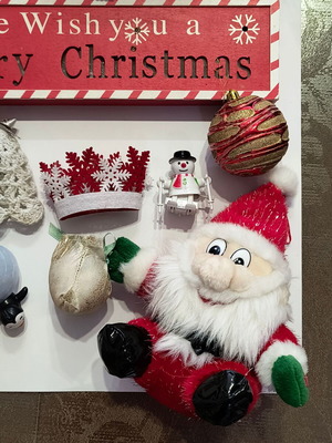 Christmas decorations set like new