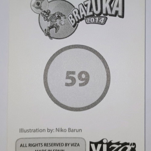 Arjen Robben Netherlands National Team Sticker #59, World Cup 2014