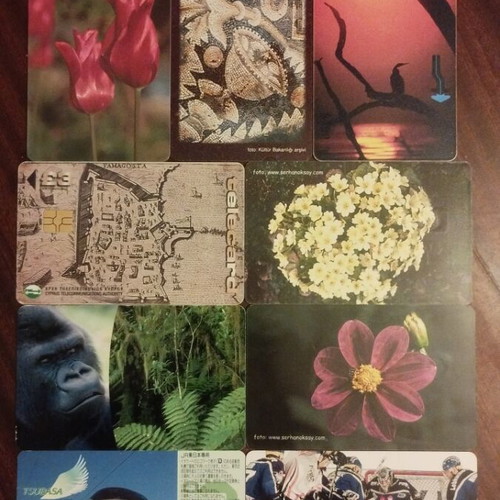 Foreign phone cards used, pack of 9 from Turkey, Germany, Cyprus, Zimbabwe, Japan