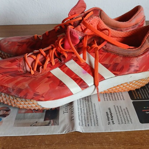 Track shoes used with spikes, size 48