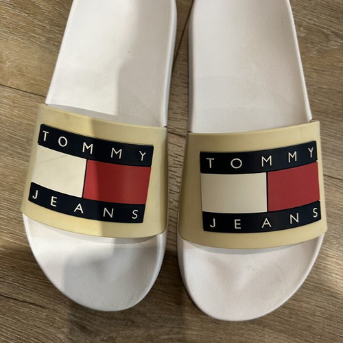 Tommy Jeans white slippers size 42
