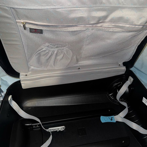 Roncato travel suitcase used, black