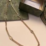 Gucci Interlocking G Gold-Tone Chain Necklace new with box