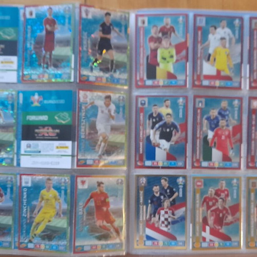 Euro 2020 Preview Adrenalyn XL album with 458/468 cards used