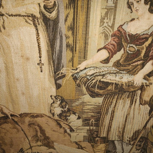 Tapestry embroidery blessing of game used