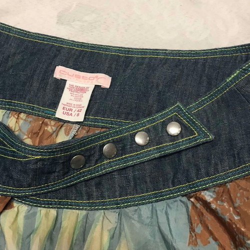 CUSTO skirt like new, colorful, size 42 M/L