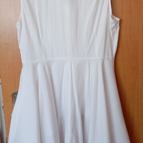 Asymmetric women's shirt new, size L, white