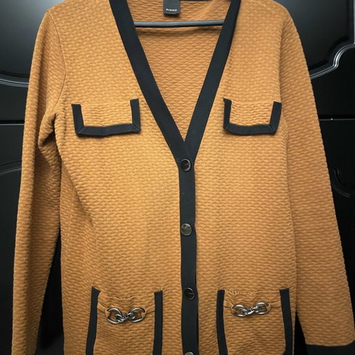 Pinko cardigan like new, elastic with silver details, size S