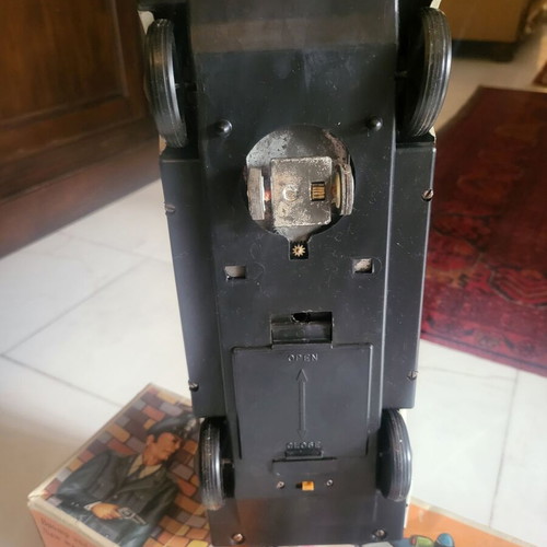 Tin car by Ananiadis used, 1950s vintage, collectible