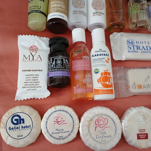 Collectible hotel soaps set of 20, like new