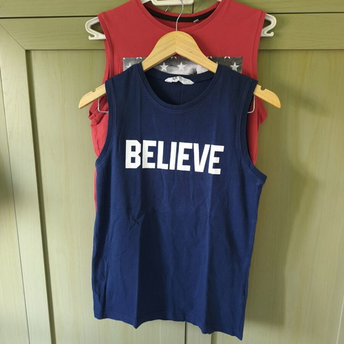 Sleeveless boys' t-shirts pack of 3 like new, multicolor, age 10-12