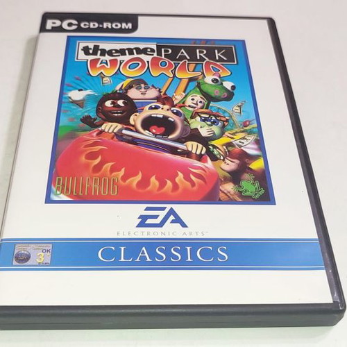 Theme Park World PC game used, simulation