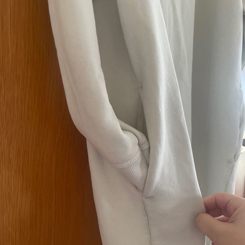 Crossley oversized sweatshirt dress like new, grey, organic cotton