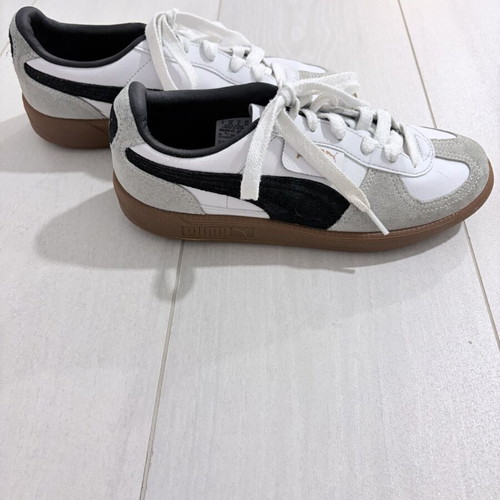 Puma Palermo unisex sneakers, black and white