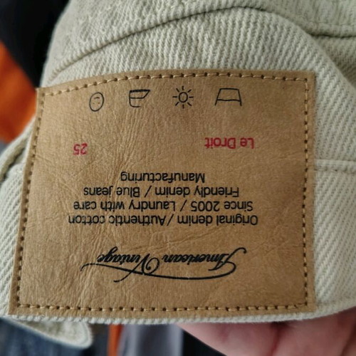 American Vintage women's jeans new, beige ecru, size S