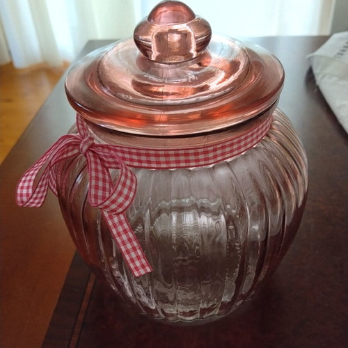 Glass vases and bowls for decoration