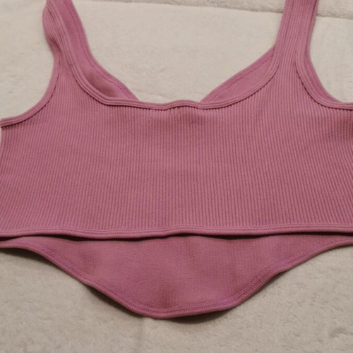 Elastic ribbed top size M new