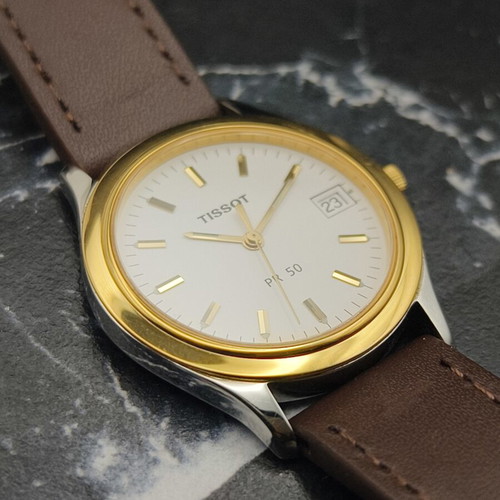 Tissot PR 50 Two-Tone Swiss Quartz watch