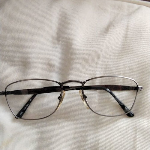 Vintage metal optical frame silver color like new