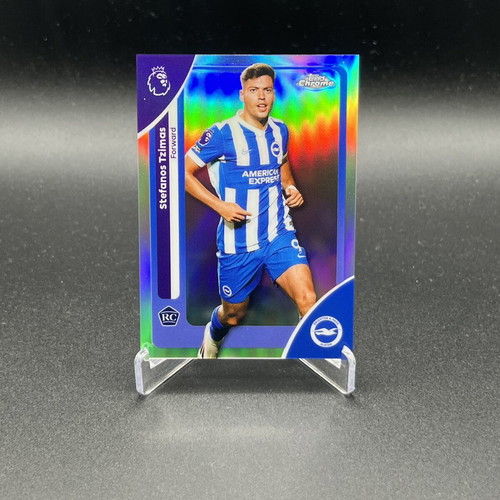 2025-26 Topps Chrome EPL Stefanos Tzimas RC Refractor new