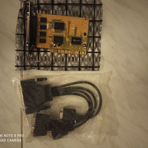 Sunix SUN1889 4-ports serial card with cable new
