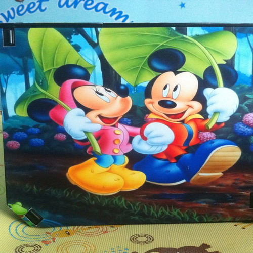 Wii console stickers Mickey and Friends new