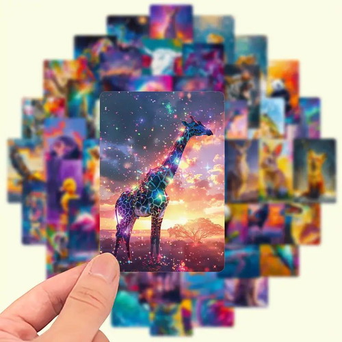 Galaxy Animals stickers set of 50 new