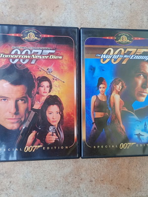 James Bond DVD movie set, Tomorrow Never Dies and The World Is Not Enough