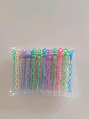 Σετ για σαπουνόφουσκες 22 τεμαχίων καινούργιο, παστέλ χρώματα