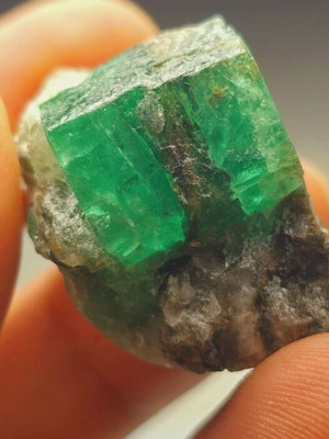 Emerald raw and rare museum-quality natural specimen