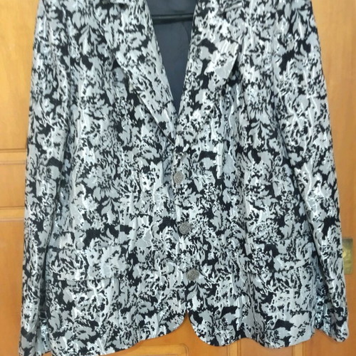 Luxury jacket new size 54 gray-black Greek
