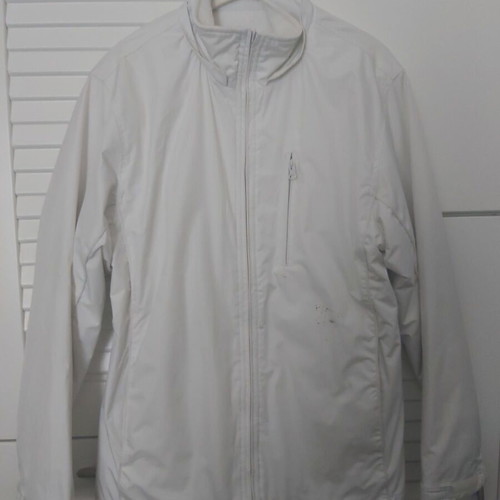 Women's jacket used, small, white, waterproof