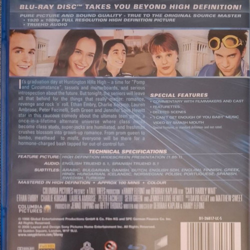 Can't Hardly Wait Blu-ray like new with Greek subtitles