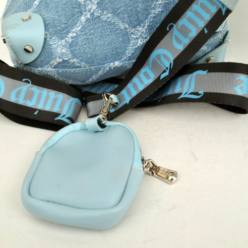 Juicy Couture Blue Jean bag like new, shoulder, blue