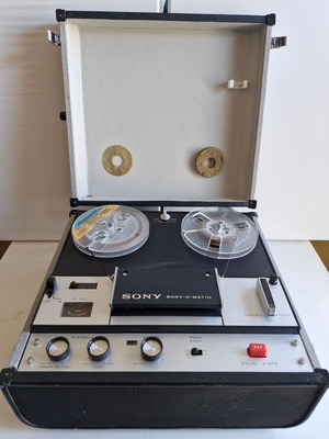 Sony antique tape recorder used
