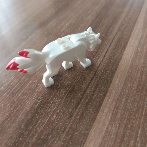 Lego Ninjago Akita Wolf rare collectible figure like new