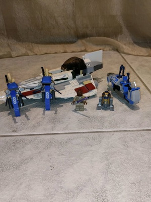 Lego Star Wars 7868 μεταχειρισμένο, 4 από 5 φιγούρες, λείπει ο TX-20 και οι βάσεις