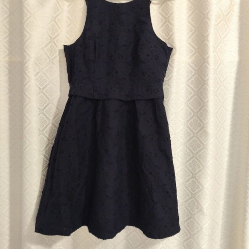 Dark blue dress H&M like new, cotton, size L