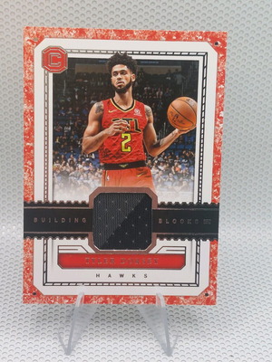 Panini Cornerstones Basketball Tyler Dorsey Patch with worn fabric Hawks-Olympiacos like new