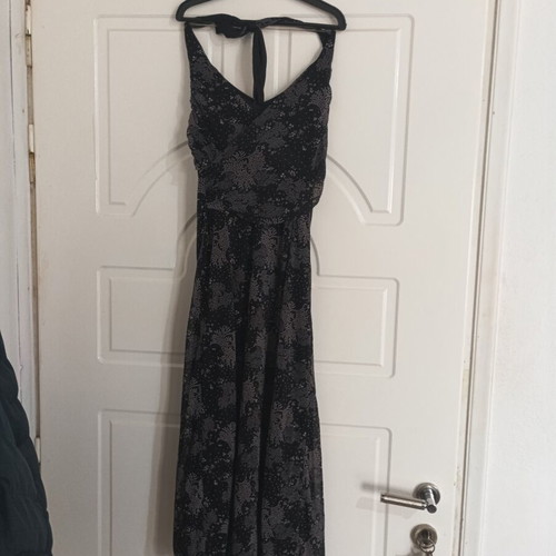Mexx vintage midi φόρεμα σαν καινούργιο, μαύρο με ασημί shimmer