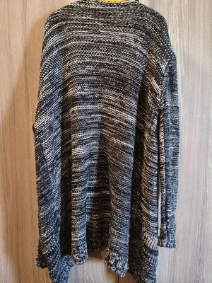 Women's Long Cardigan like new, gray, size S