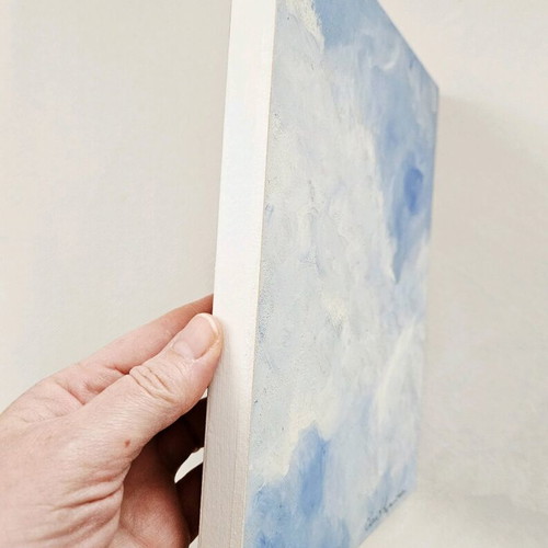Painting Clouds of Course oil on canvas like new