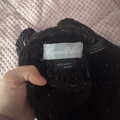 Black knit cap used for women and men