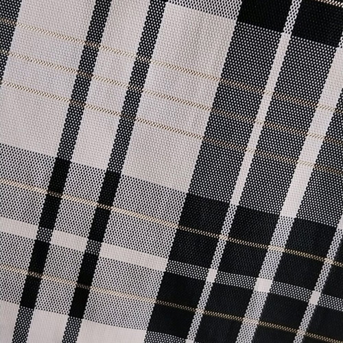 Checked skirt used No L with black elastic and gold thread