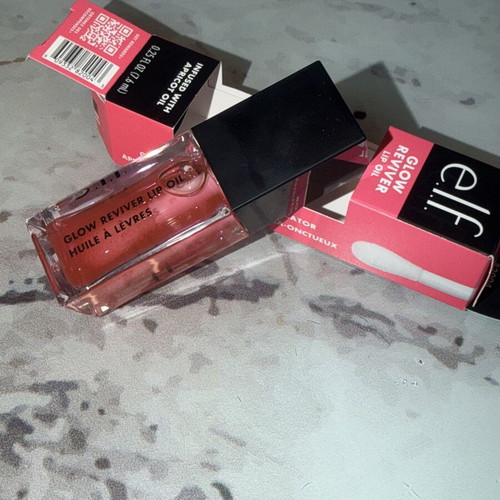Elf Glow Reviver Lip Oil new, infused with apricot oil
