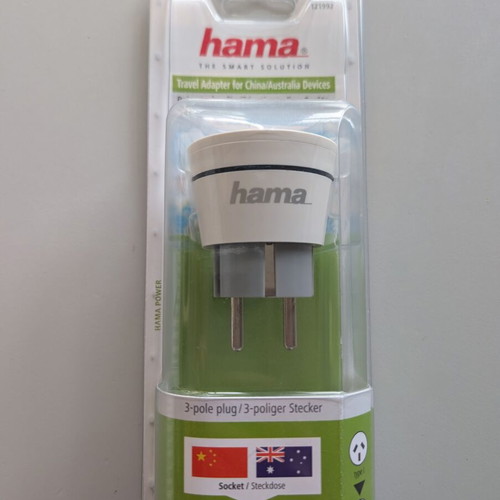 Travel adapter Type 1 (China Australia to type EF) new