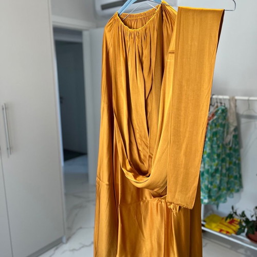Multifunctional dress gold used, one size