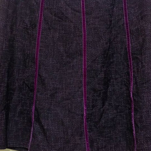 Katsari winter skirt like new, black with purple velvet details