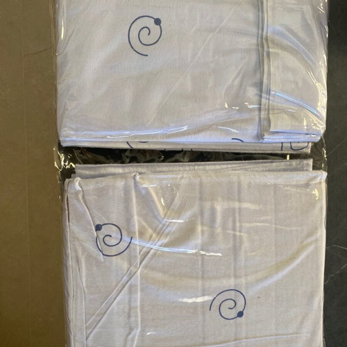 Cotton bed sheets set new, 2 sheets for double bed and 1 pillowcase