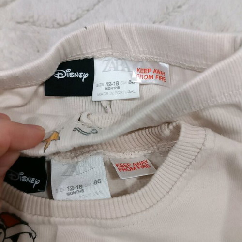 Christmas set pants and blouse like new, beige to pink shade